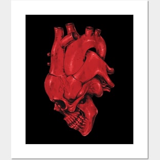 Skull of Heart Posters and Art